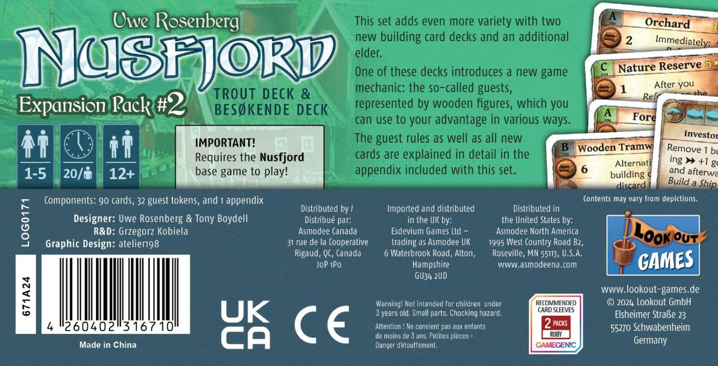 Nusfjord Expansion Collection 2 - Trout And Besokende Decks