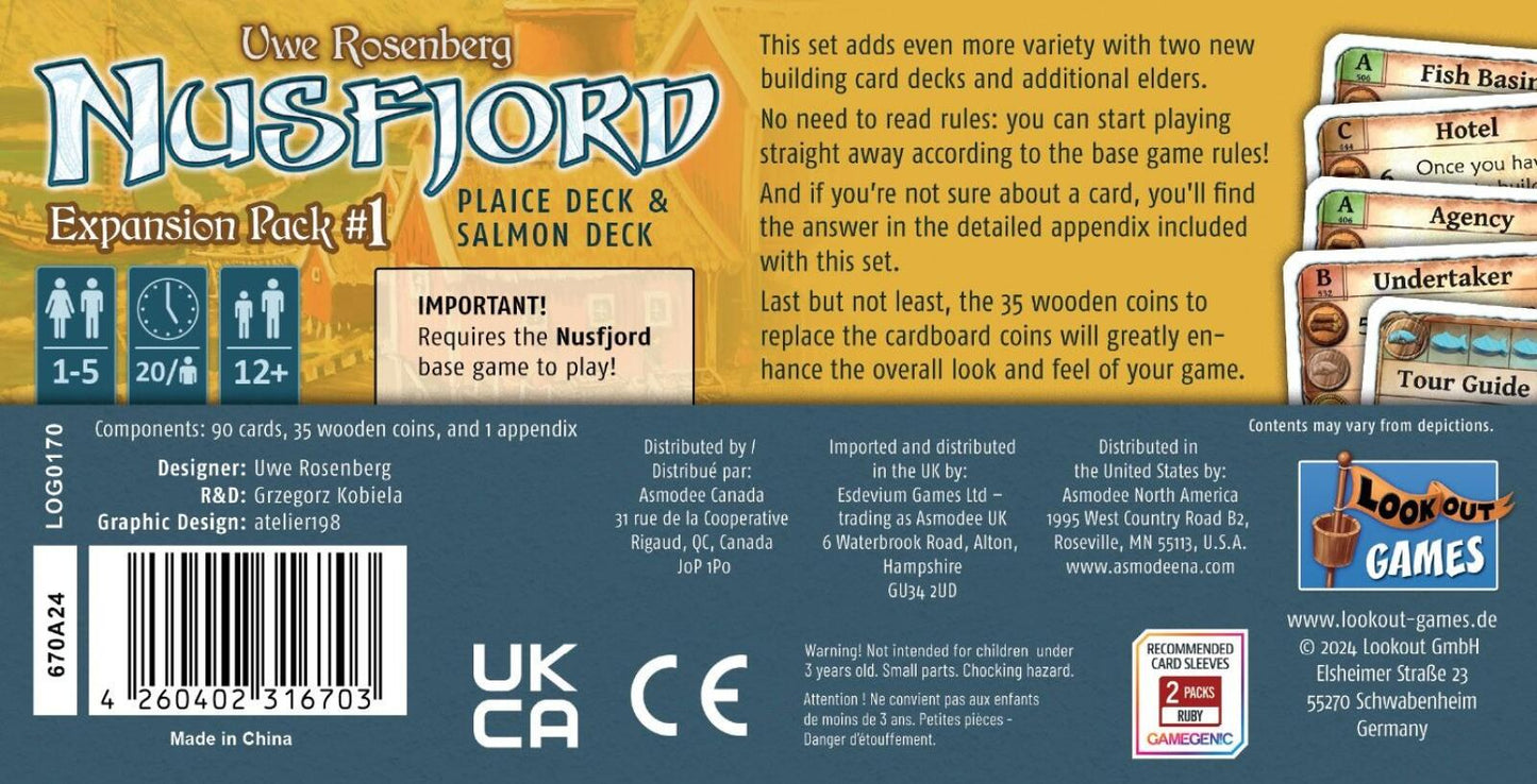 Nusfjord Expansion Pack 1 - Plaice Deck & Salmon Deck