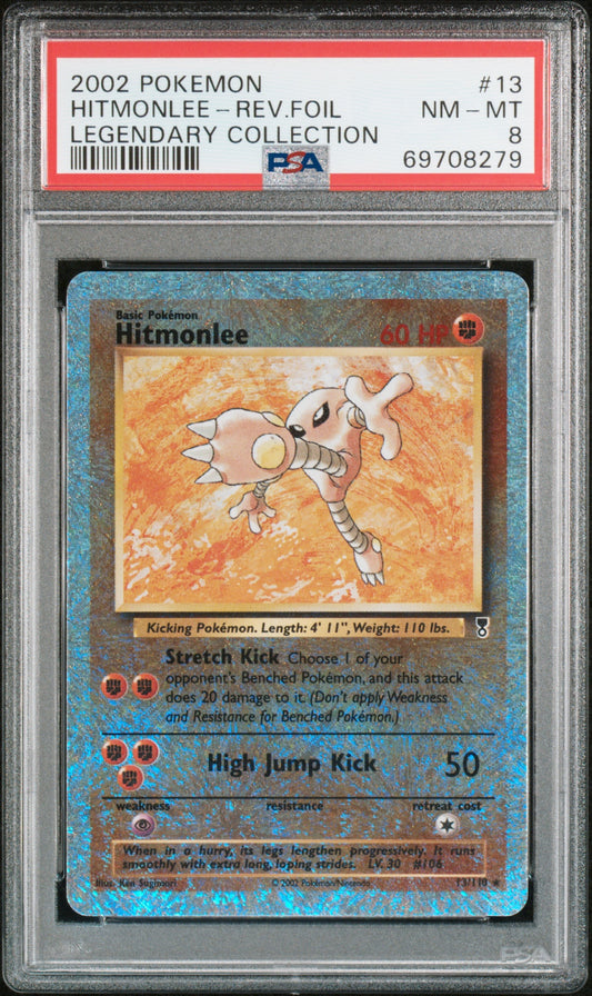 2002 Pokemon Legendary Collection Hitmonlee Rev.Foil 13