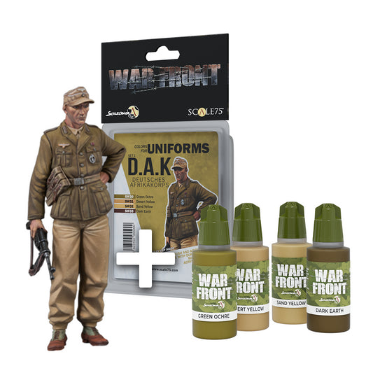 Scale 75 Figures - Warfront - Pack Gefreiter Dak + Dak Paint Set 1 50mm