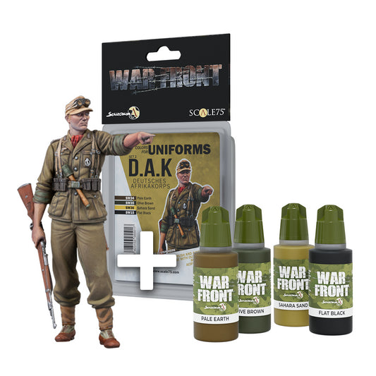 Scale 75 Figures - Warfront - Pack Obershutze Dak + Dak Paint Set 2 50mm