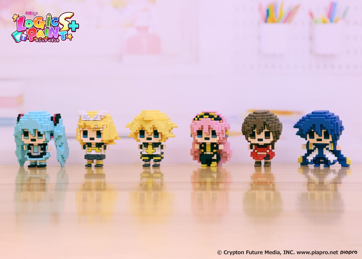 Piapro Characters BuilDot Mascot Figure (6 in the Assortment)