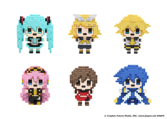 Piapro Characters BuilDot Mascot Figure (6 in the Assortment)