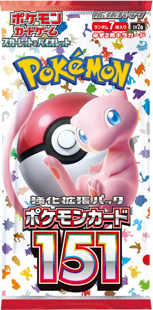 151 - Pokémon TCG 151 SV2a Japanese Booster Pack