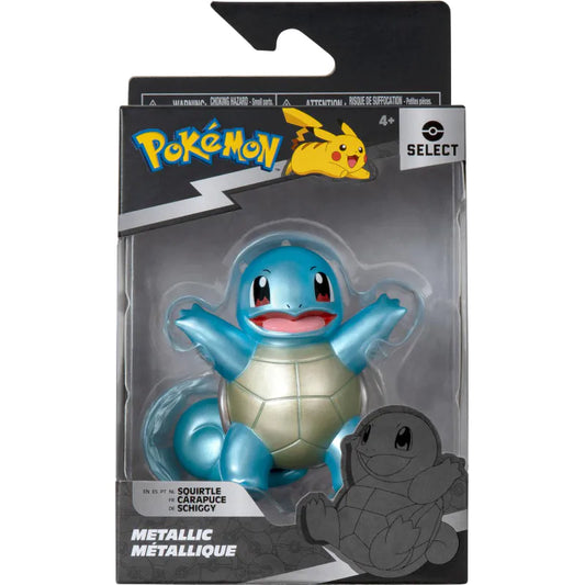 Pokemon Metallic Figure Squirtle Select Jazwares