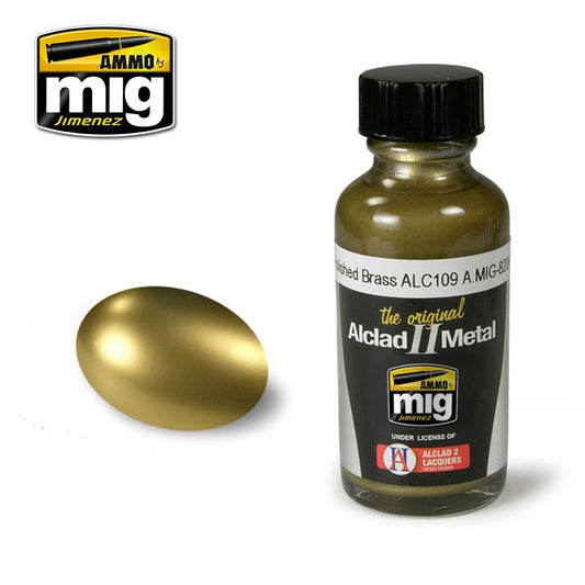 Ammo by MIG - Lacquer - Polished Brass 30ml