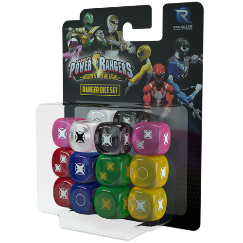 Power Rangers Heroes of the Grid - Ranger Dice Set