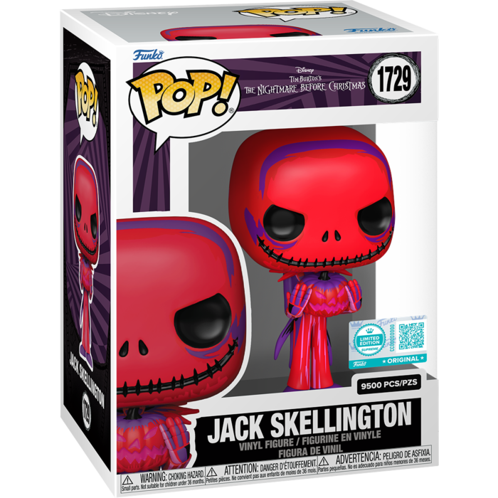 The Nightmare Before Christmas - Jack w/ Pumpkin Pop! Vinyl LE 9500pcs