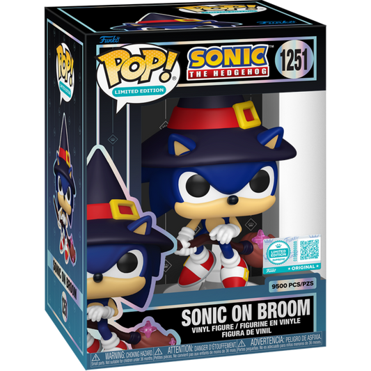 Sonic The Hedgehog - Sonic on Broom Pop! Vinyl LE 9500pcs
