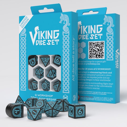 Q Workshop - 20 Year - Viking - Dice Set 7