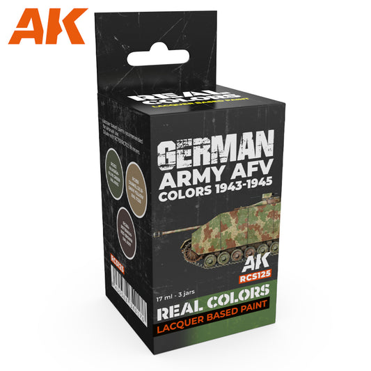 AK Interactive - Real Colours -German Army Afv Colors 1943-1945 Set
