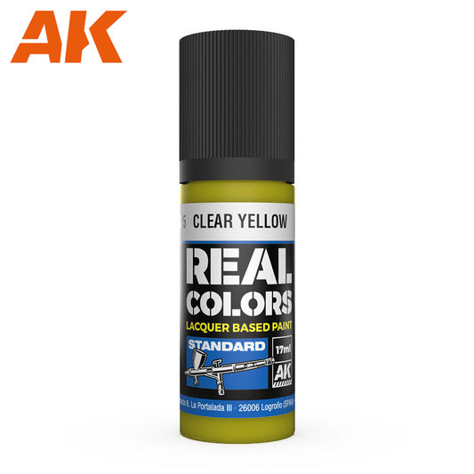 AK Interactive - Real Colours -Clear Yellow 17 ml