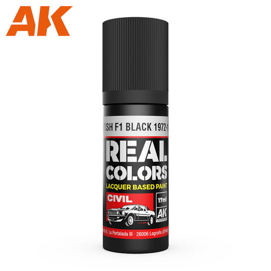 AK Interactive - Real Colours -British F1 Black 1972-1986 17 ml