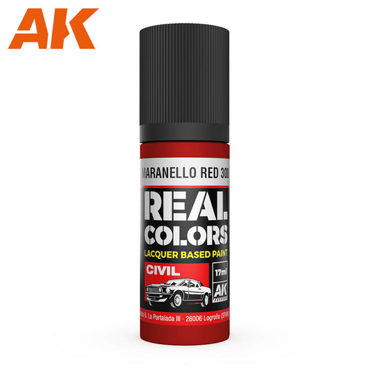 AK Interactive - Real Colours -Maranello Red 300 17 ml