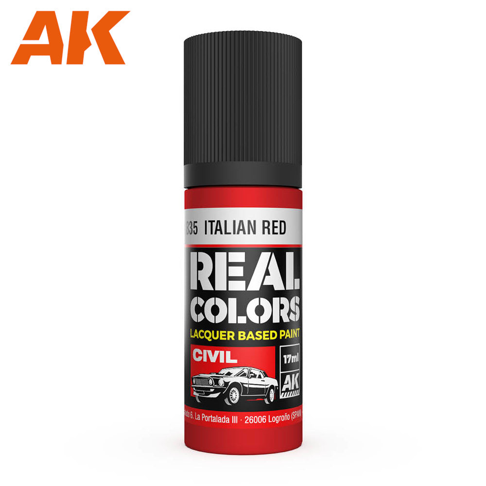 AK Interactive - Real Colours -Italian Red 17 ml