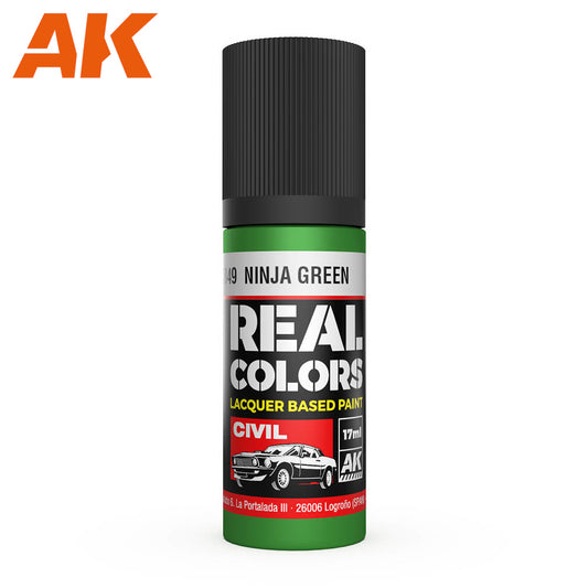 AK Interactive - Real Colours -Ninja Green 17 ml