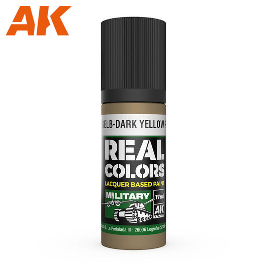 AK Interactive - Real Colours -Dunkelgelb-Dark Yellow Ral 7028 17 ml