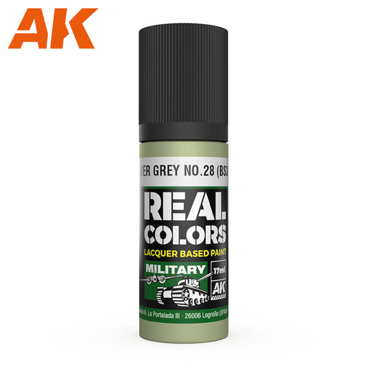 AK Interactive - Real Colours -Silver Grey No.28 (Bs381) 17 ml
