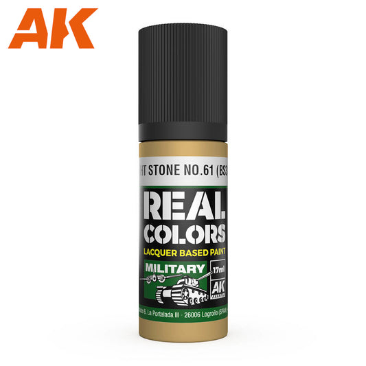 AK Interactive - Real Colours -Light Stone No.61 (Bs381) 17 ml
