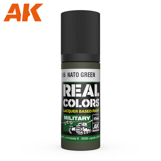 AK Interactive - Real Colours -Nato Green 17 ml