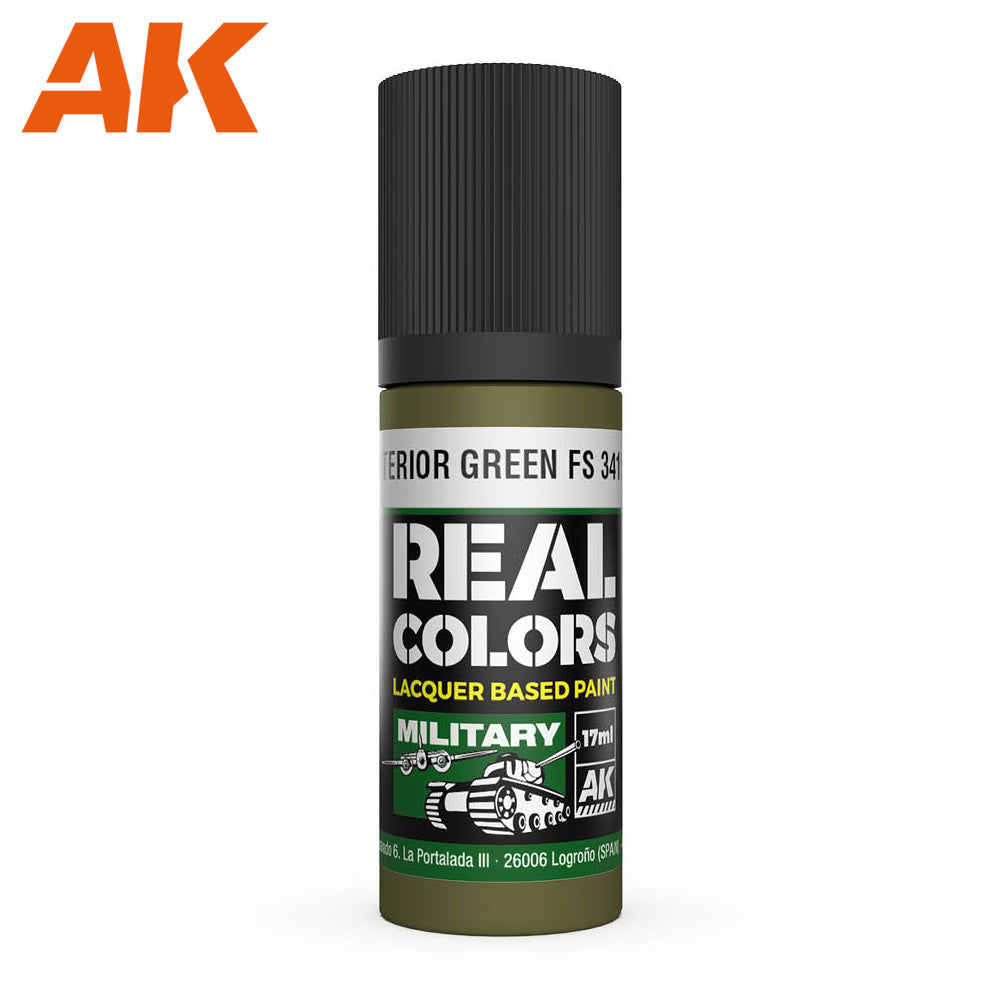 AK Interactive - Real Colours -Interior Green Fs 34151 17 ml | Ozzie ...