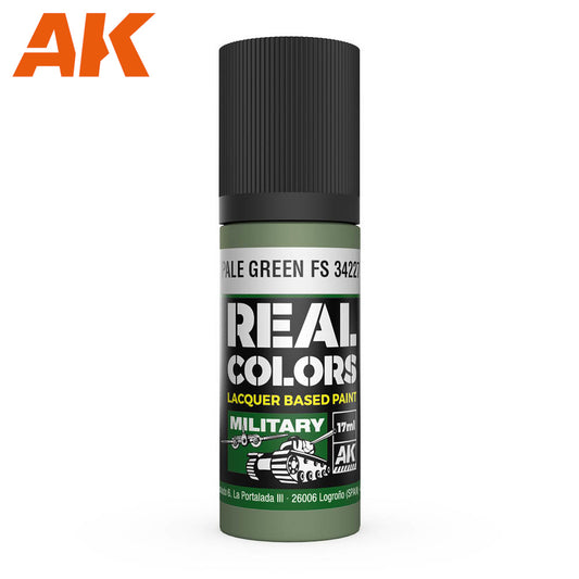 AK Interactive - Real Colours -Pale Green Fs 34227 17 ml