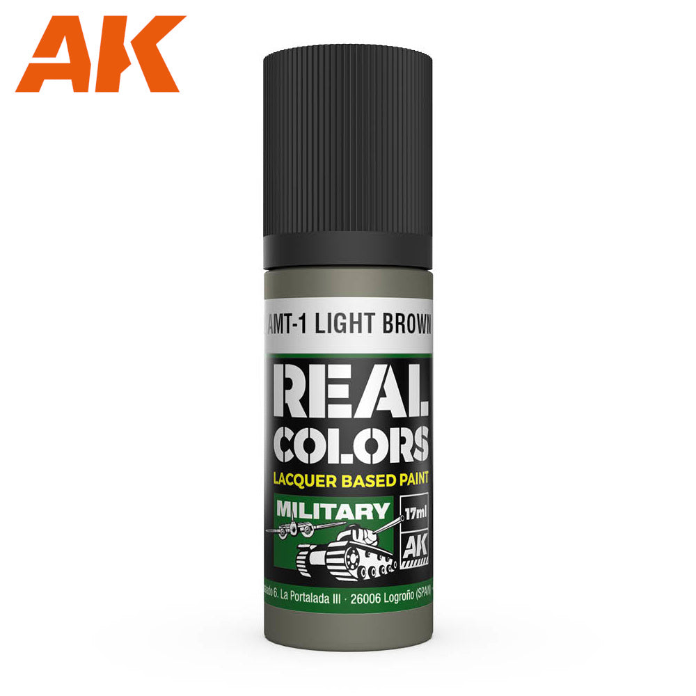 AK Interactive - Real Colours -Amt-1 Light Brown 17 ml