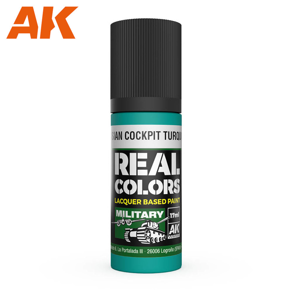 AK Interactive - Real Colours -Russian Cockpit Torquoise 17ml