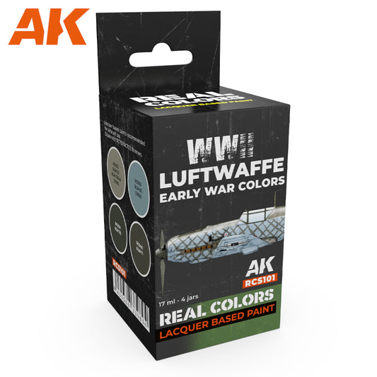 AK Interactive - Real Colours -Wwii Luftwaffe Early War Colors Set