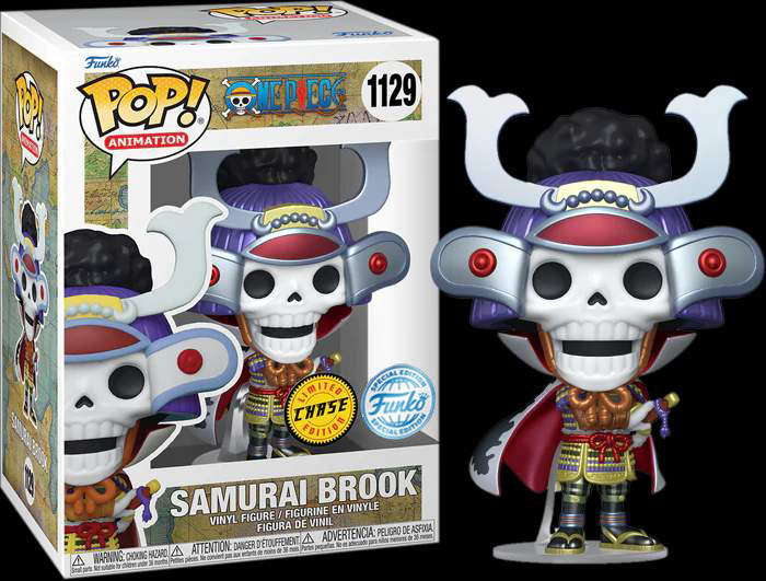 One Piece - Samurai Brook (Metallic) CHASE Pop! Vinyl #1129