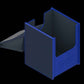 RFG Deckbox MAX 100 DS - Rogue Blue