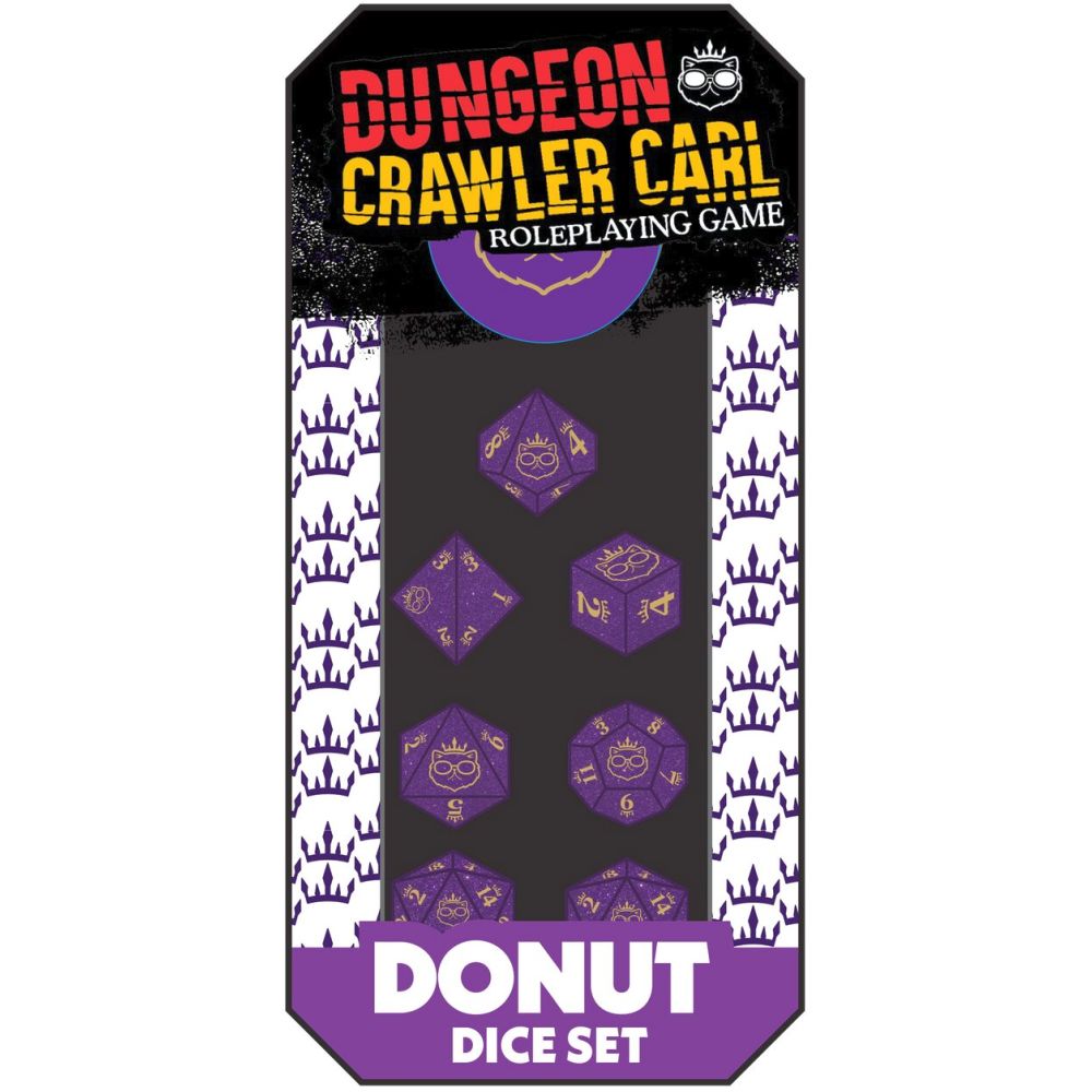 Dungeon Crawler Carl RPG - Princess Donut Dice Set