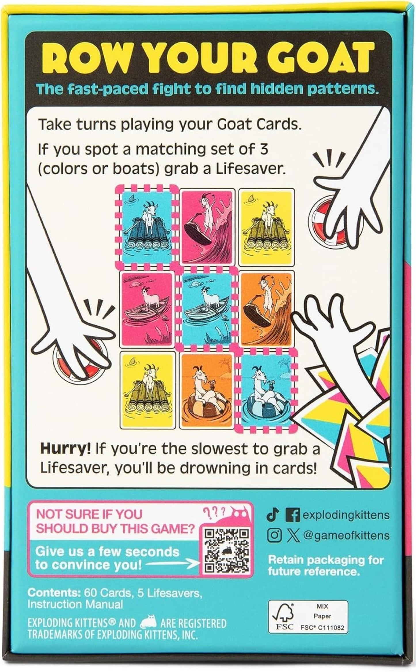 Row Your Goat Small Box (By Exploding Kittens)