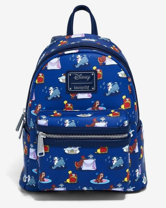 Loungefly Disney Princess Dogs Allover Print Mini Backpack