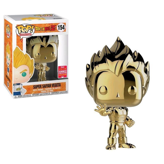 Dragon Ball Z - Vegeta (Super Saiyan) (Gold) 2018 Summer Convention Exclusive Pop! Vinyl #154