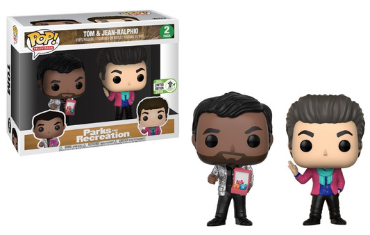 Parks & Recreation - Jean & Tom Ralphio Emerald City Comic Con 2 Pack Pop Vinyl