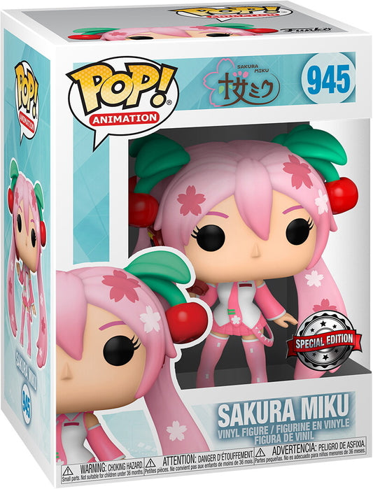 Sakura Miku - Sakura Miku (Hatsune Cherry Blossom) US Exclusive Pop! Vinyl #945