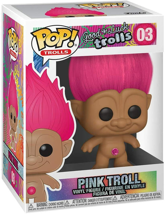 Trolls - Pink Troll with Hair Pop! Vinyl #03