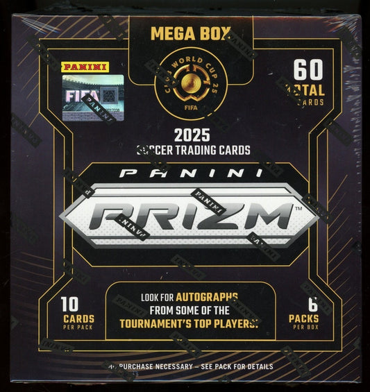 2025 Panini Prizm FIFA World Cup Soccer Mega Box