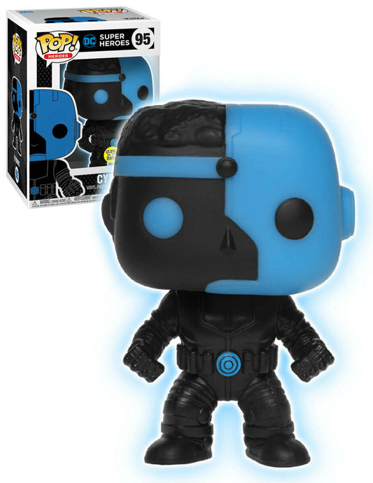 DC Super Heroes - Cyborg Silhouette Glow US Exclusive Pop! Vinyl #95