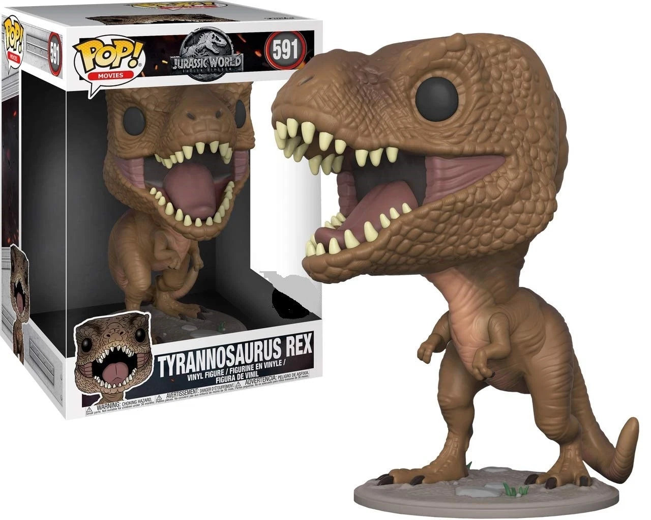 Jurassic World 2: Fallen Kingdom - Tyrannosaurus Rex US Exclusive 10" Pop! Vinyl #591