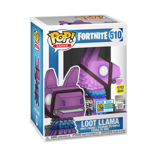 Fortnite - Loot Llama SDCC 2019 Exclusive Glow in the Dark Pop! Vinyl #510