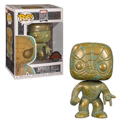 Marvel Comics 80th Anniversary - Spider-Man Patina US Exclusive Pop! Vinyl #495