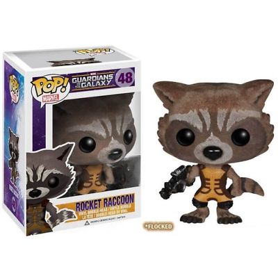 Guardians Of The Galaxy - Rocket Raccoon (Flocked) POP! Vinyl #48