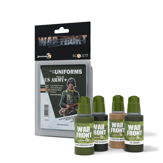 Scale 75 - Warfront - Us Army 1944-1945  Paint Set