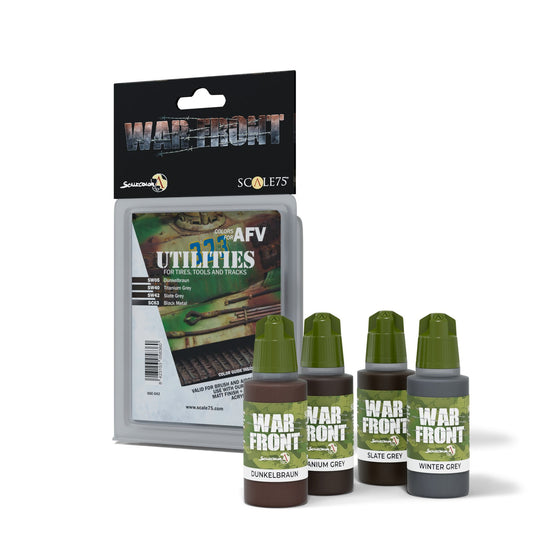Scale 75 - Warfront - Colors For Afv-Utilities Paint Set