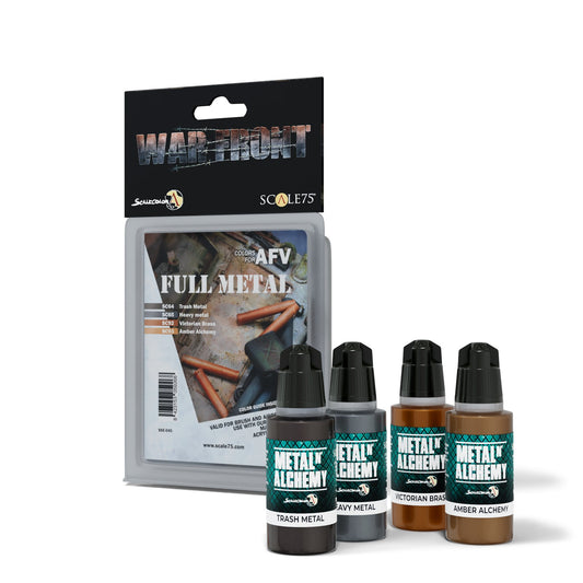 Scale 75 - Warfront - Full Metal Paint Set
