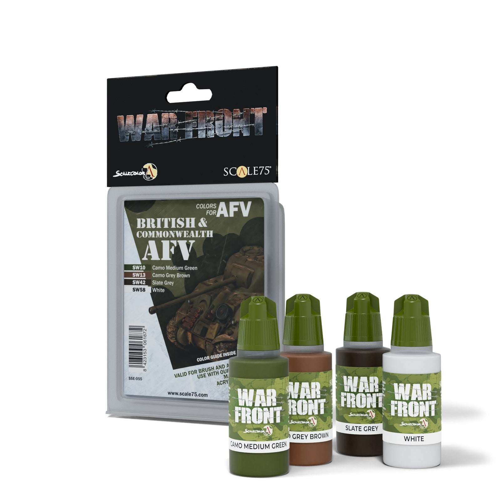 Scale 75 - Warfront - British & Commonwealth Afv Paint Set