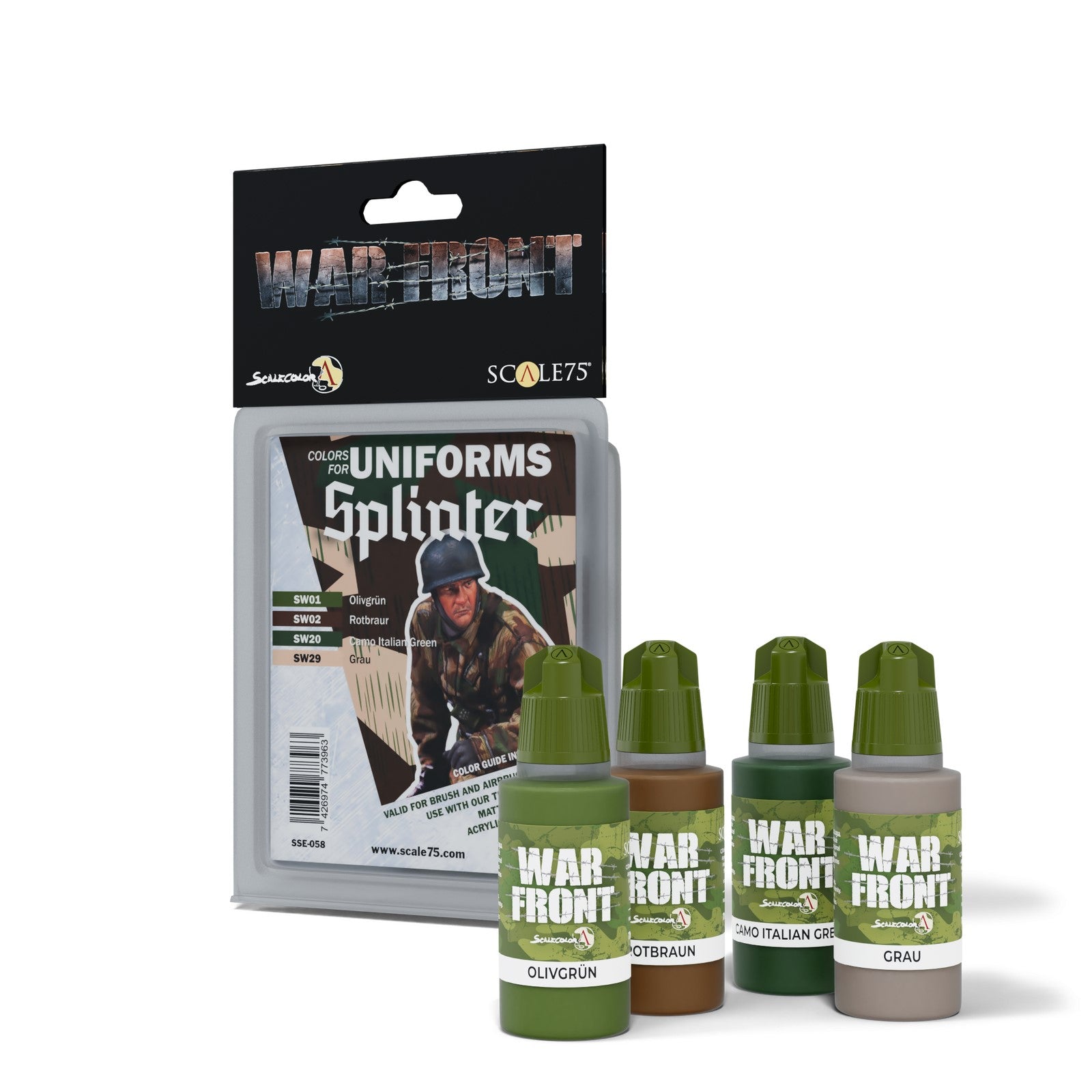 Scale 75 - Warfront - Splinter Paint Set