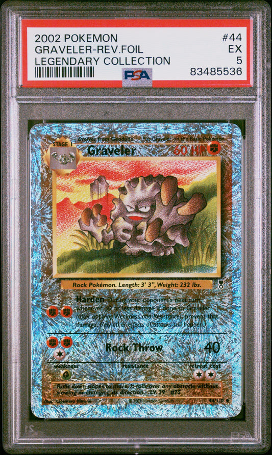 2002 Pokemon Legendary Collection 44 Graveler - Rev.Foil